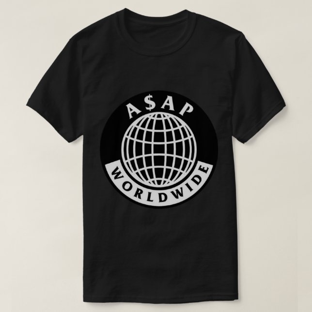 Asap Mob Sticker T-Shirt (Design Front)