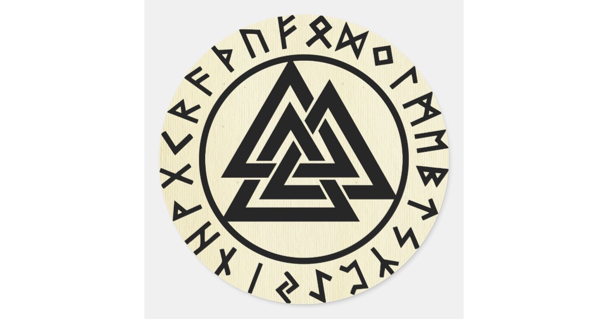 Viking Compass Sticker - Vinyl Decal Norse Mythology Viking Heathen Vegisir  Thor