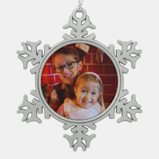 ASB SNOWFLAKE PEWTER CHRISTMAS ORNAMENT