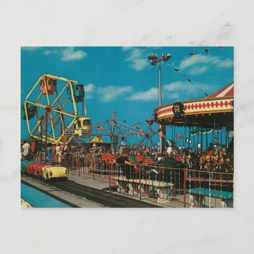 Asbury Park Amusement Park _ New Jersey  Postcard