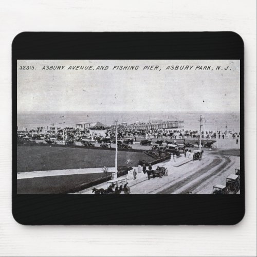 Asbury Park New Jersey 1910 Vintage Mouse Pad