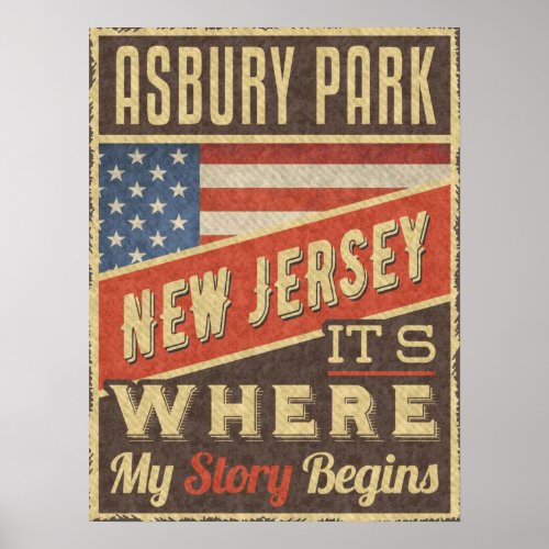 Asbury Park New Jersey Poster