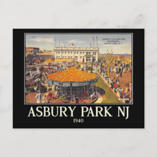 Asbury Park, New Jersey, Vintage Postcard