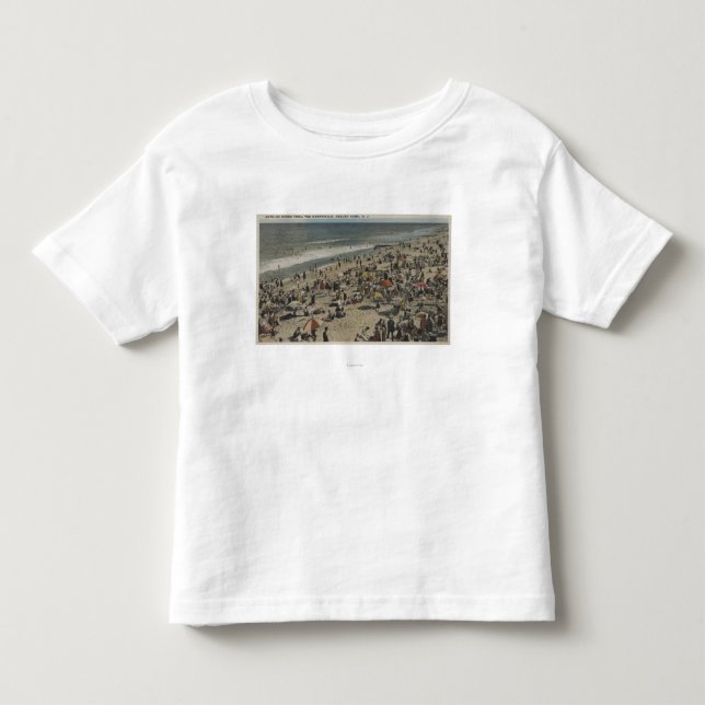 Asbury Park, NJ - Bathing Scene from Boardwalk Toddler T-shirt (Front)
