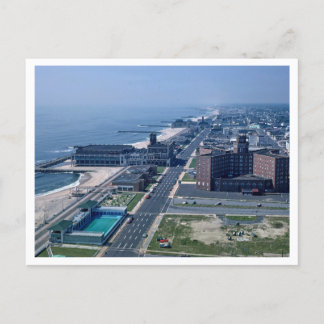 Asbury Park NJ< New Jersey 1978, Aerial View Postcard