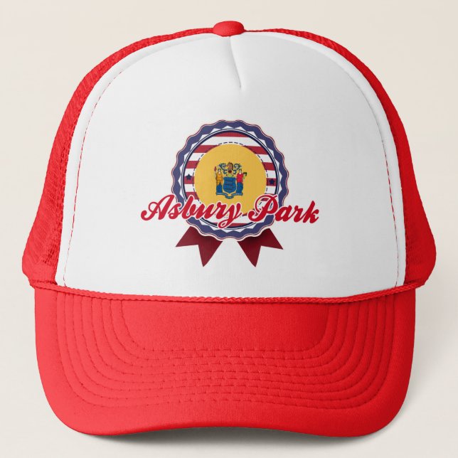 Asbury Park, NJ Trucker Hat (Front)