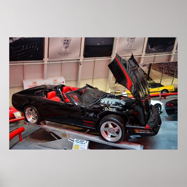 ASC C4 Corvette ZR1 roadster concept Poster (Front)