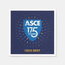 ASCE 175th Anniversary Celebratory Napkin