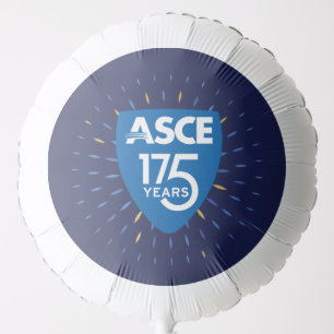 ASCE 175th Anniversary Logo Balloon