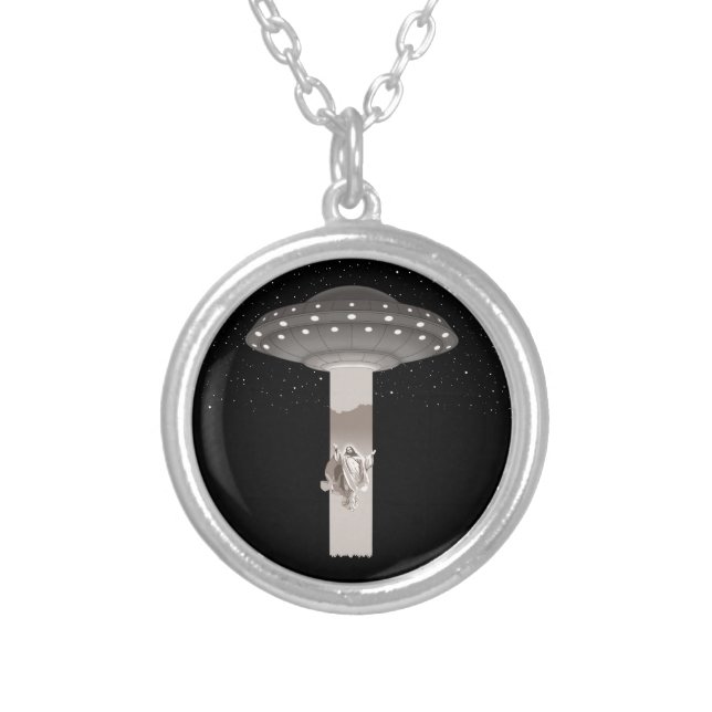 Ascend Me Up, Scooty Silver Plated Necklace (Front)