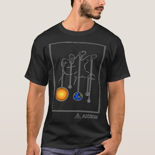 Ascendancy Axxion Abstract Planets Solar System Sp T-Shirt (Front)