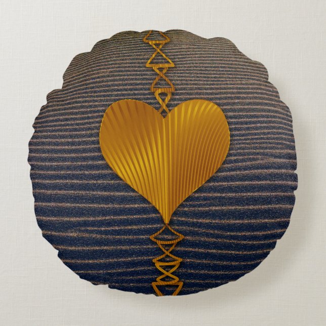 ascending love round pillow (Front)