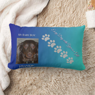 Ascending Pawprints Keepsake Lumbar Pillow