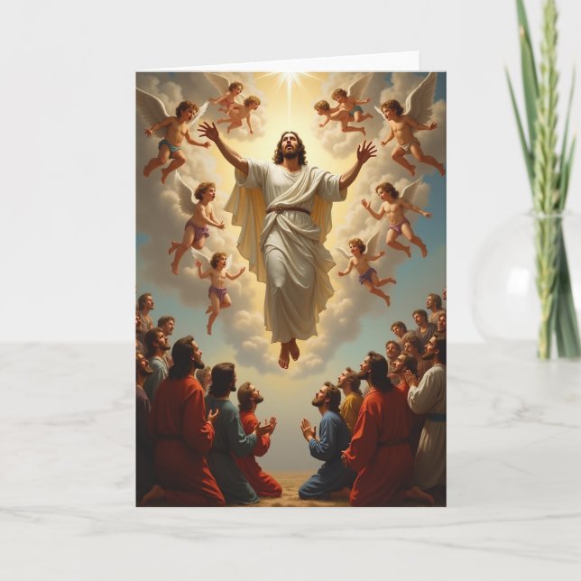 Ascension Art Greeting Card (Front)