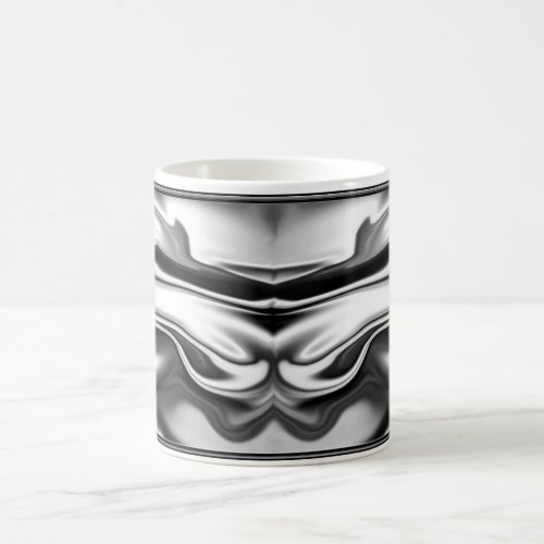 Ascension _ chrome angel abstract coffee mug