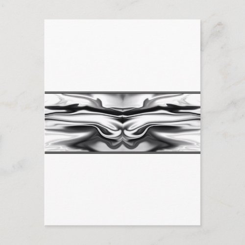 Ascension _ chrome angel abstract postcard