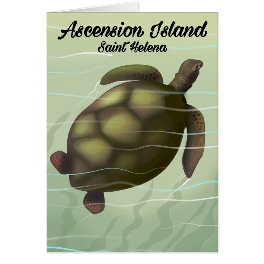 Ascension Island Sea Turtle Cards (Front)