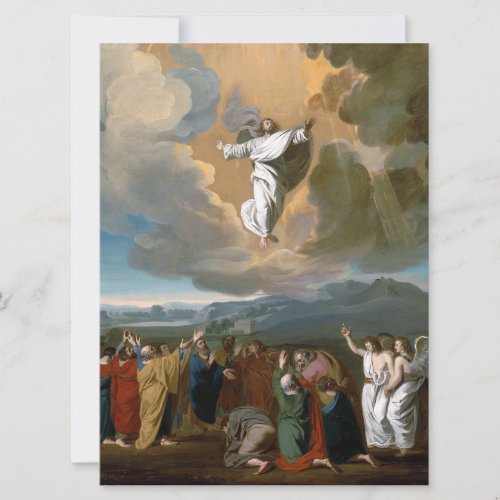 Ascension Jesus Christ Ascending to Heaven Card