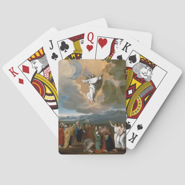 Ascension (Jesus Christ Ascending to Heaven) Poker Cards (Back)
