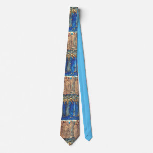 Ascension of Christ by Edward Burne Jones Fine Neck Tie