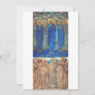 Ascension of Christ by Edward Burne Jones Holiday Card
