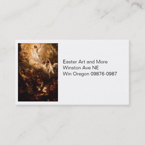Ascension of Christ with Angels Business Card
