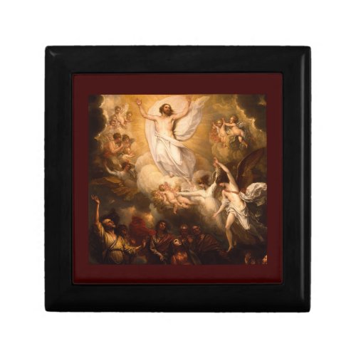 Ascension of Christ with Angels Jewelry Box