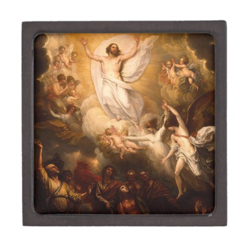 Ascension of Christ with Angels Jewelry Box