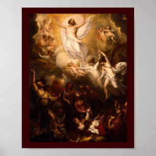 Ascension of Christ with Angels Poster