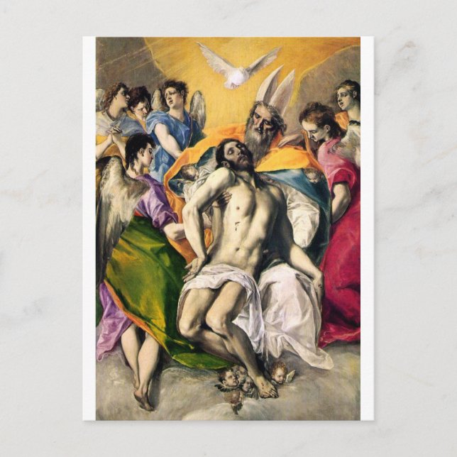 Ascension of Jesus by El Greco Postcard (Front)