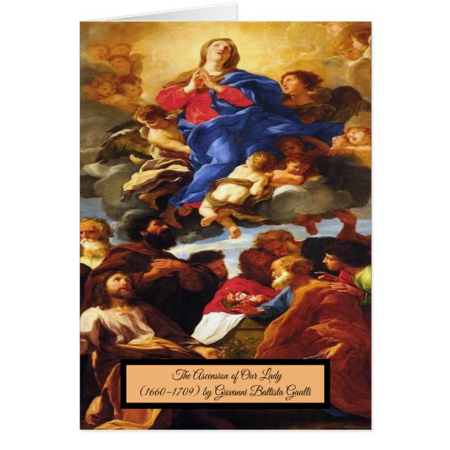 Ascension of Our Lady Cards (Front)