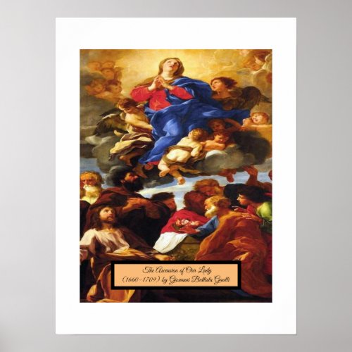 Ascension of Our Lady Poster