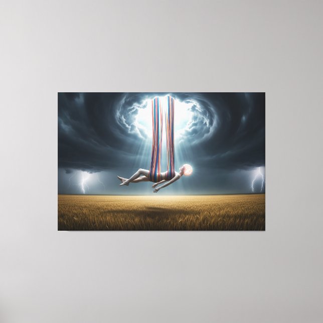 Ascension of the Mind Through the Storm Canvas Print (Front)