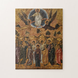 Ascension Orthodox Christian Byzantine Icon Jigsaw Puzzle