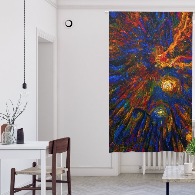 Ascension Vortex panel 50x84 004 Blackout Curtains (Living Room)