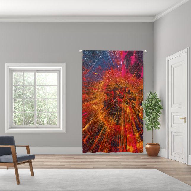 Ascension Vortex panel 50x84 008 Blackout Curtains (Wide)