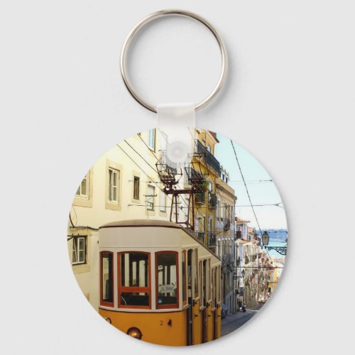 Ascensor of Bica Lisbon Portugal Keychain