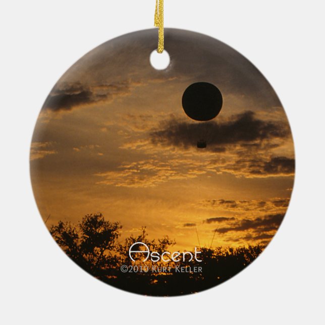 Ascent Ceramic Ornament (Back)