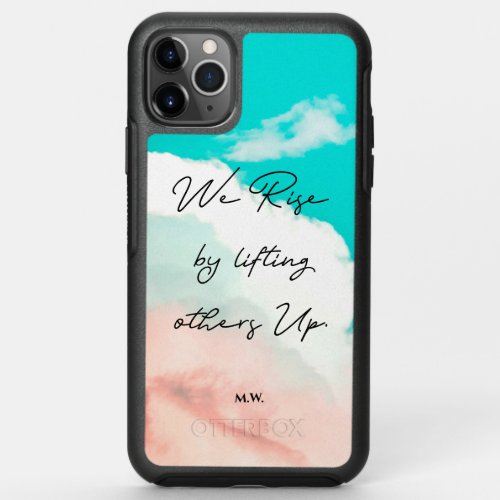 Ascent of Hope Inspirational Teal Sky  OtterBox Symmetry iPhone 11 Pro Max Case