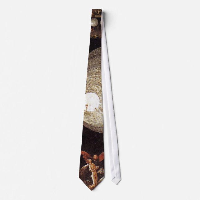 Ascent of the Blessed, by Hieronymus Bosch Neck Tie (Front)