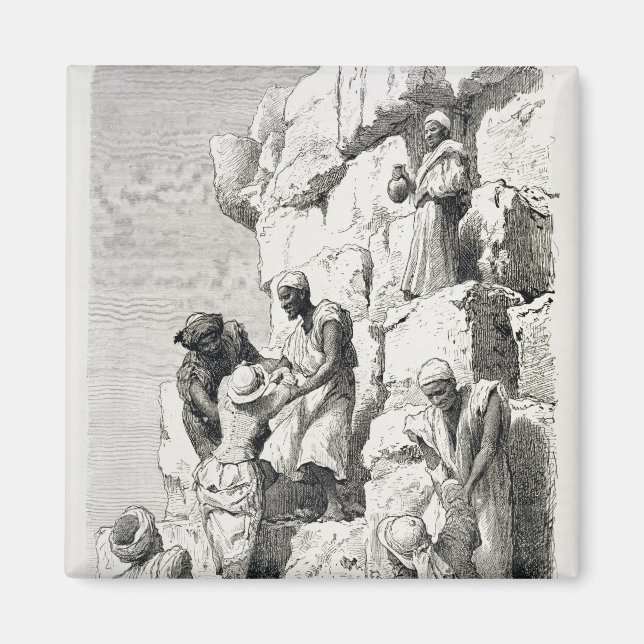 Ascent of the Great Pyramid, 19th century Magnet (Front)