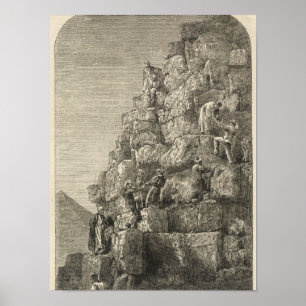 Ascent of the Great Pyramid Poster