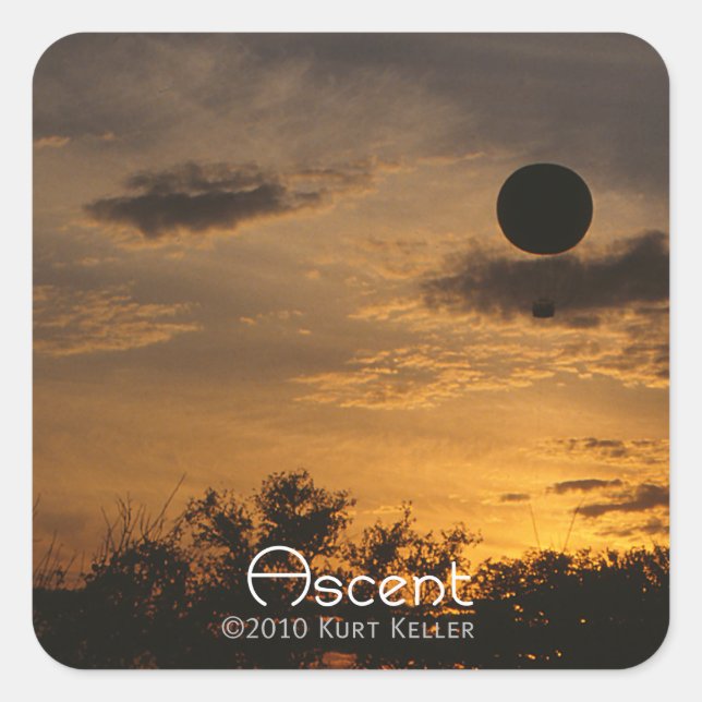Ascent Square Sticker (Front)