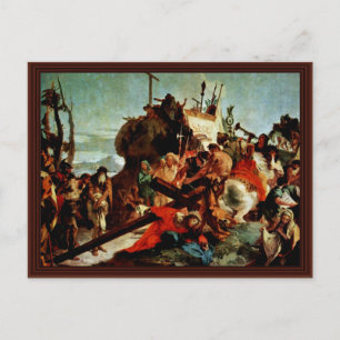 Ascent To Calvary, The Cross Of Christ Postcard