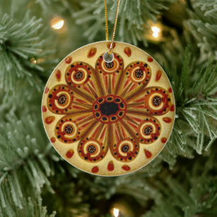 Ascidiae by Ernst Haeckel, Vintage Marine Animals Ceramic Ornament