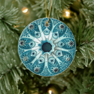 Ascidiae by Ernst Haeckel, Vintage Marine Animals Ceramic Ornament