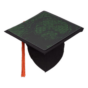 ASCII Art Jesus Crown Of Thorns John 19:30 Graduation Cap Topper
