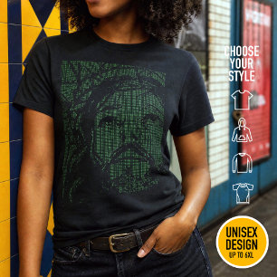 ASCII Art Jesus Crown Of Thorns John 19:30 T-Shirt