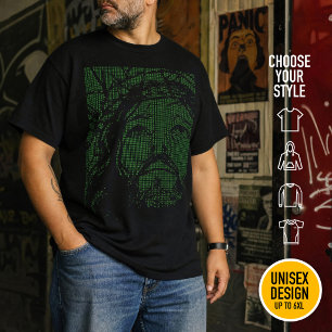 ASCII Art Jesus Crown Of Thorns John 19:30 T-Shirt