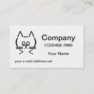 ASCII Cat Business Card